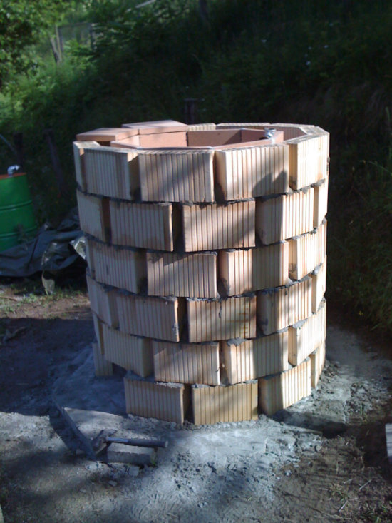 small scale biochar kiln construction step 9